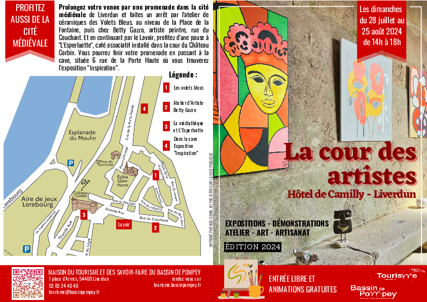 La Cour des Artistes Edition 2024 - Tourisme - Bassin de Pompey